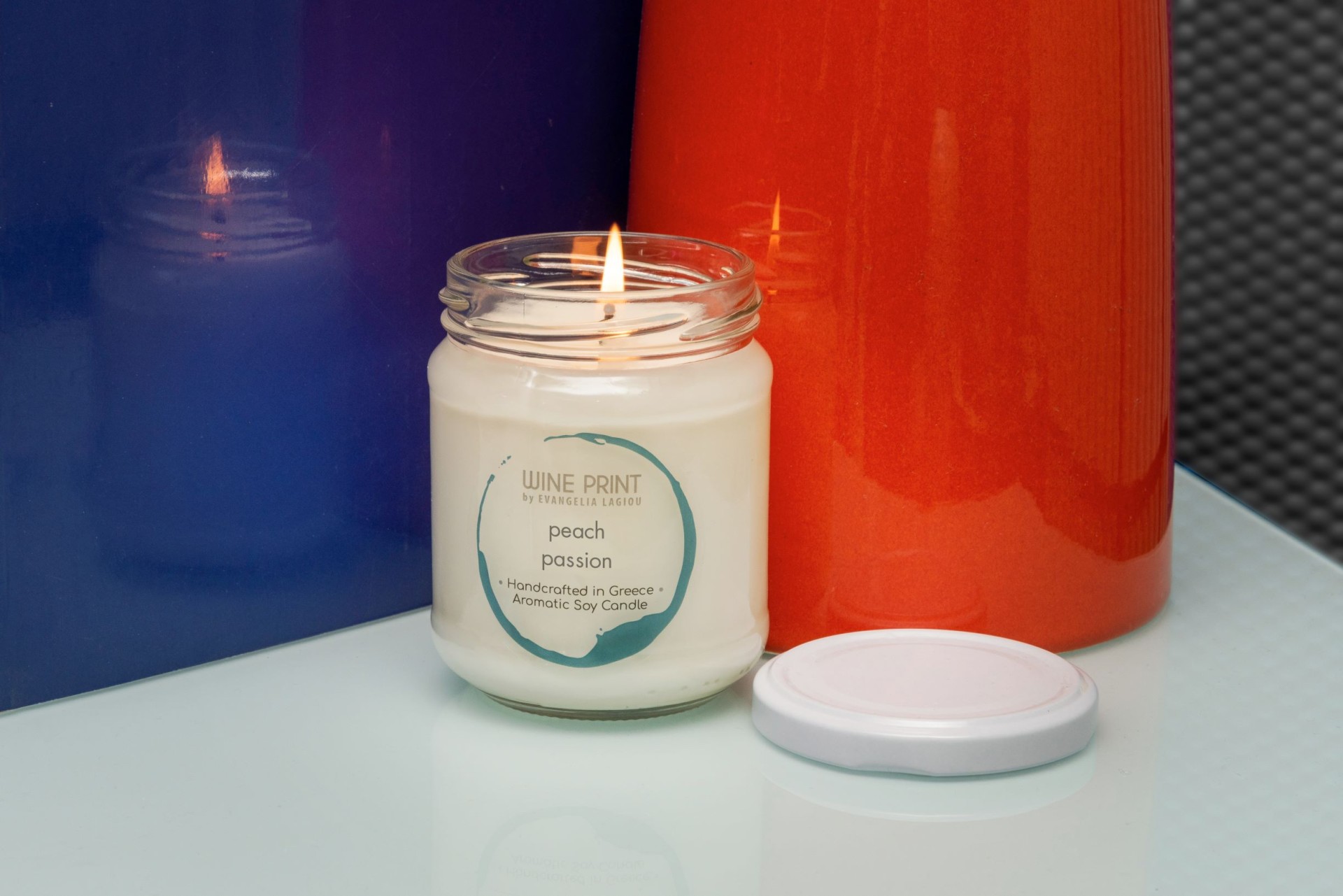 Peach Passion glass jar